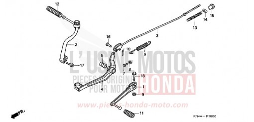 PEDALE XR100R1 de 2001